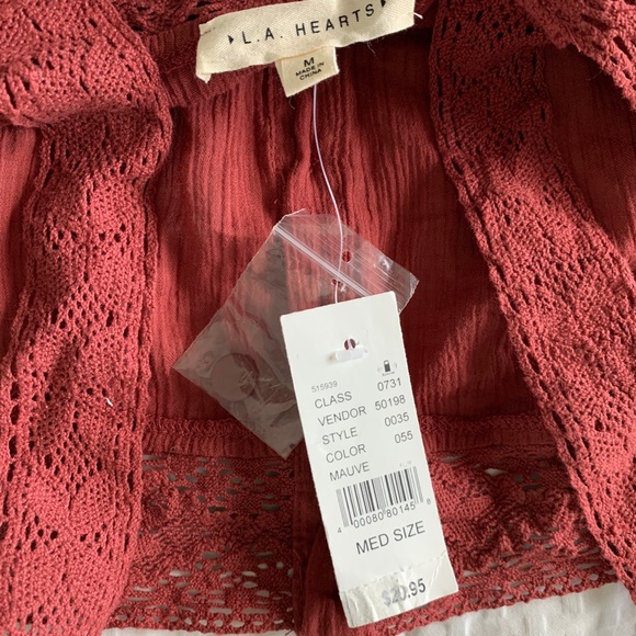 PacSun Brand New Burnt Orange Crop Top - Picture 3 of 3